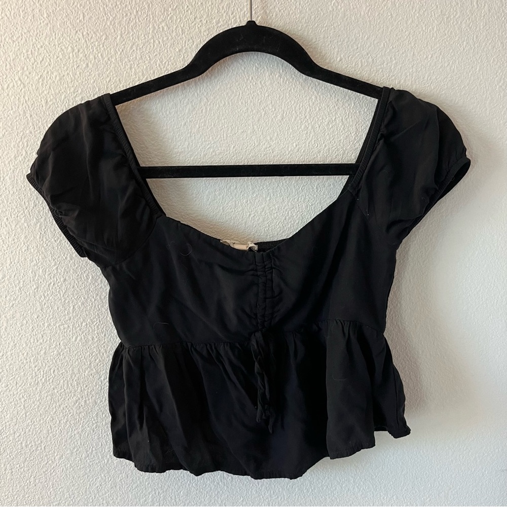 Black Pacsun/LA Hearts Crop Top (XS)